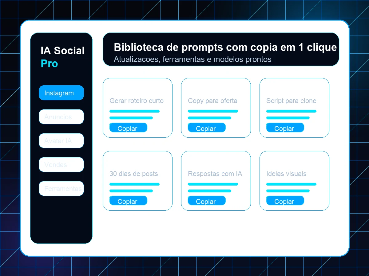 Mockup da automação mensal